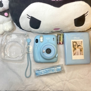 富士拍立得mini11 蓝色 配玉桂狗 送三张相纸