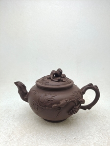 全手工紫砂壶#,研究员级高工丁洪顺作品,精品原矿紫泥料制作