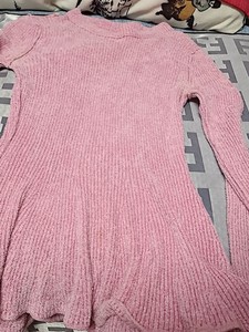 ochirly欧时力中长款粉色毛衣，欧时力中长款毛衣，欧时力
