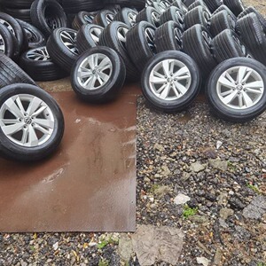 大众波罗polo原厂15寸轮毂带新车拆韩泰轮胎18565