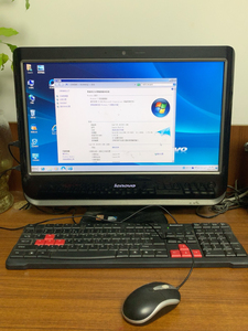 联想 c200 一体机 送键盘鼠标 水星无线网卡 见图 双硬