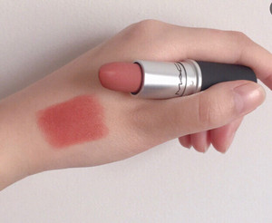 mac314口红蜜桃奶茶色