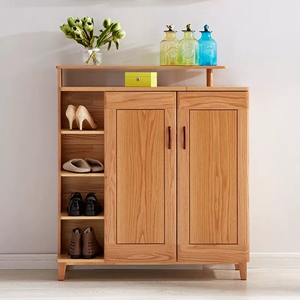 光明家具红橡木鞋柜