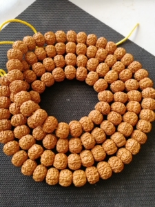 六瓣树神小金刚菩提108手串项链 满肉满蜂窝 高油高密 红皮
