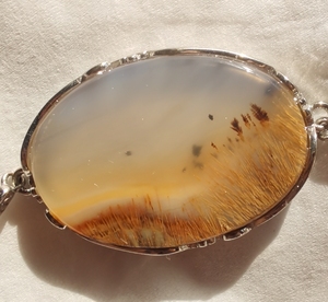 发丝玛瑙玉髓手镯