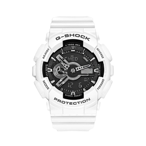 卡西欧黑白熊猫电子表学生 男款