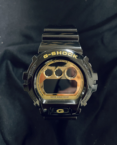 正品卡西欧 casio手表 dw-6900bc 黑金