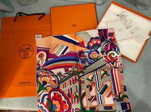 爱马仕方巾手帕