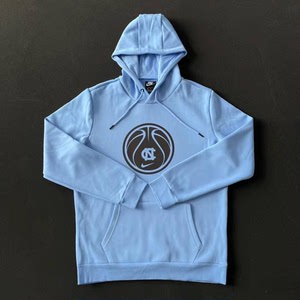 nacc北卡大学连帽卫衣春秋新款运动篮球户外训练服宽松休闲套