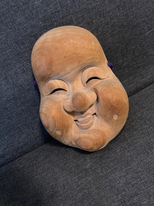 木雕面具.阿多福面具.