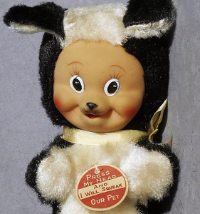 50同款货源wangkaiforever古董玩具rushton拉什顿胶皮脸臭鼬 成色