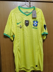 巴西队球衣,泰版,球员版,全新带吊,弄了美洲杯的全章,xl码