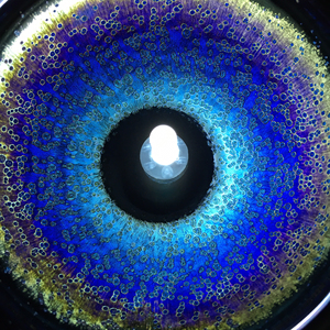 陈建国万象建盏主人杯 曜变曜圈七彩茶杯