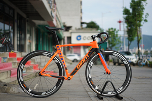 全新 捷安特slr 1轮组,55mm铝边碳刀,捷安特原车轮组