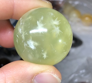 岫玉辽阳水草大珠子