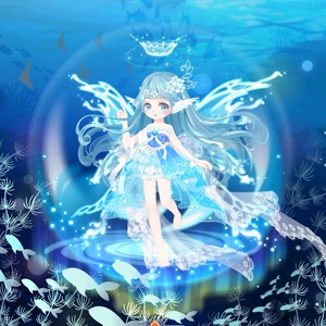 90同款货源loveforever133淘宝奥比岛绝版水颜公主