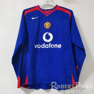 (曼联系列)曼联0405 0406赛季客场长袖球迷版球衣