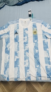 阿根廷球衣，SW球迷版，货号GE5475，2021，无印号！