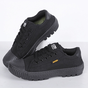 5688新款男低帮帆布透气防臭鞋农民工地耐磨防滑劳保鞋 有3