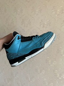 aj3 天蓝 45码 成色不错 如图实拍 鞋子很新 正品 支