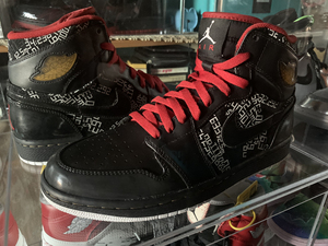 aj1 hof名人堂 黑红 43码