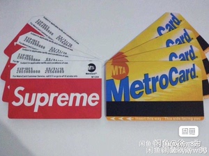 supreme交通卡 supreme交通卡 可以正常充钱乘地