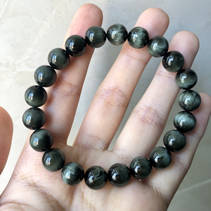 990人付款淘宝纯天然阳起石手串男士女士皆可情侣款民族风手链不加色