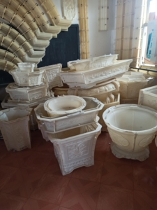 加厚新款水泥花盆模具底部灌浆圆形欧式自制磨具塑料模子现浇预制