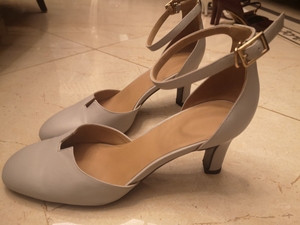 verocuoio 清新雾霾蓝高跟女鞋 37码 跟高7