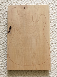 北美赤杨木(桤木 )alder 独板一拼 电吉他琴体木材 材