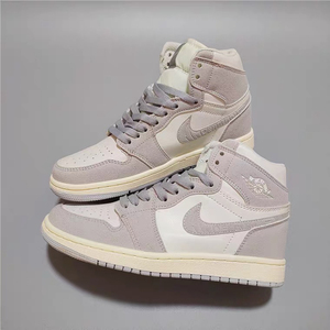 air jordan1aj1女鞋香芋粉紫ah7389-101