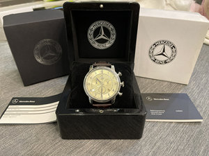 梅赛德斯-奔驰原厂男士多功能石英手表,传奇跑车300sl限量