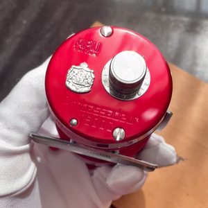 进口abu阿布大使1500c红色原装鼓轮/2500c黄毛微物