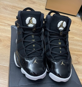 air jordan aj6 rings 六冠王黑金!鞋码4
