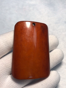 文玩佩饰天然保真牛骨无事牌,尺寸40×60左右,详情见实物拍