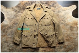 rlrrl 拉夫劳伦美式复古RL水洗做旧两件套M43夹克外套
