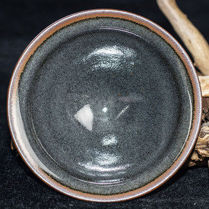 精品柴烧【灰贝盏】宋风古韵 林远福 建阳建盏主人杯 r62