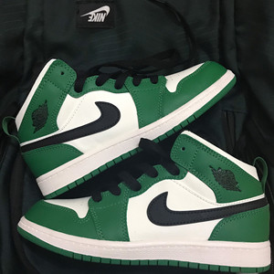 正品aj1凯尔特人童鞋2.5y