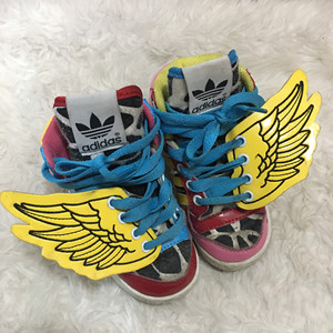 adidas 三叶草 翅膀马毛童鞋 限量版 最靓的仔实物如图