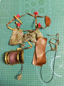 古代兵人 1/6马缰绳 马鞍 全套马具,如图所示可配mrz