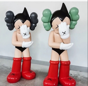 35米kaws阿童木大摆件落地玻璃钢雕塑客厅