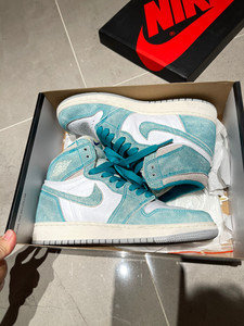 000人付款淘宝42码 aj1 tiffany 蒂芙尼 白蓝 乔丹凝结鸡团1000.