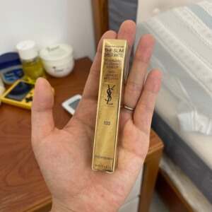 ysl圣罗兰口红小银条103 珊瑚色偏橘调 比较元气的颜色