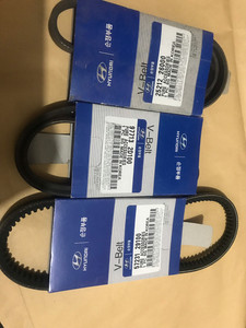 北京现代伊兰特塞拉图索纳塔雅绅特皮带空调助力泵皮带发电机皮带