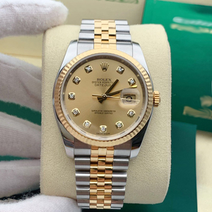 5新]劳力士日志型116233自动机械镶钻瑞士手表男36mm