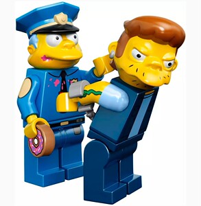 乐高71016人仔乐高 辛普森一家超市人仔 sim024 超