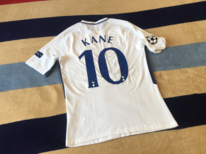 nike1718热刺欧冠主场凯恩球衣球员版m码,衣服95新