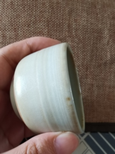 月记窑.柴烧特征明显.吴金填.德化.温润感细腻.主人杯拙而不