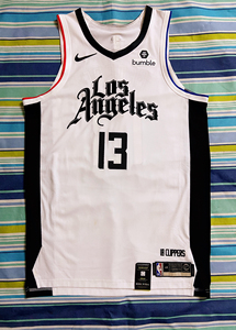 保罗乔治快船队18-19赛季城市版au球衣