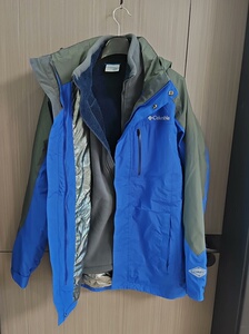 哥伦比亚pm7608羊羔绒抓绒内胆三合一硬壳冲锋衣外套,正品_阿里巴巴找